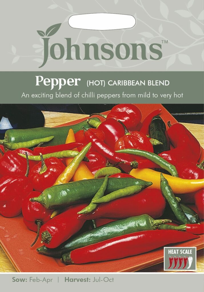 Johnsons Pepper Caribbean Blend Seeds 5010931100330