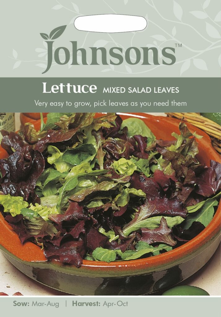 Johnsons Lettuce Mixed Salad Leaves Seeds 5010931202911