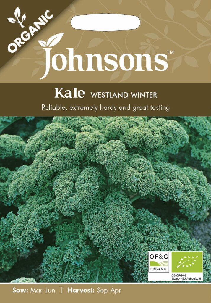 Johnsons Organic Kale Westland Winter Seeds 5010931283712