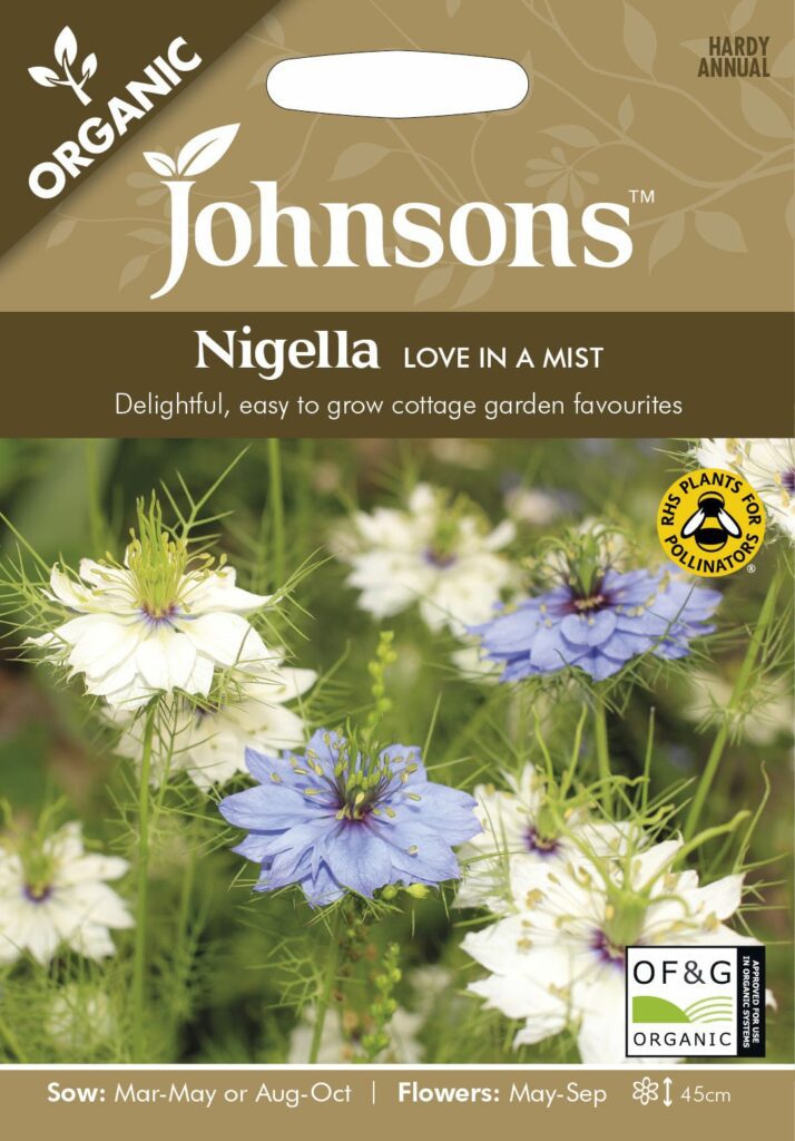 Johnsons Organic Nigella Love In A Mist Seeds 5010931328376