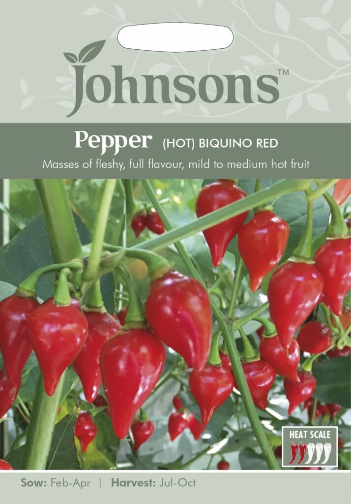 Johnsons Pepper Biquino Red Seeds 5010931273126