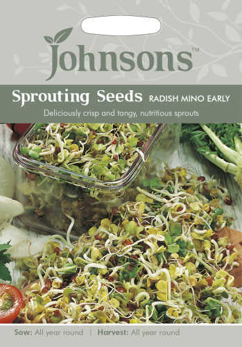 Johnsons Radish Mooli Seeds 5010931008964