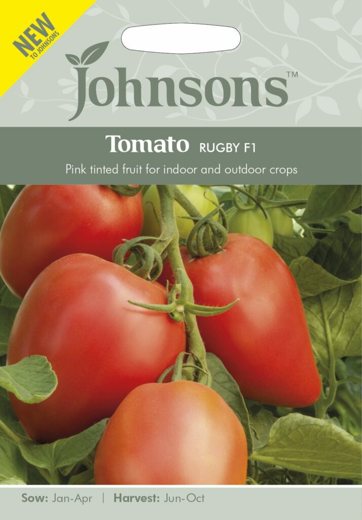 Johnsons Tomato Rugby F1 Seeds 5010931329892