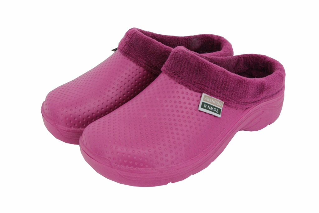 Town and Country Fleecy Cloggies Raspberry 5020358002964