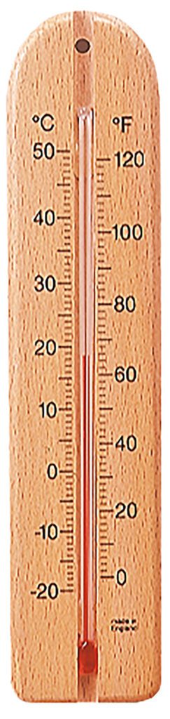 Wood Wall Thermometer 5032042002679