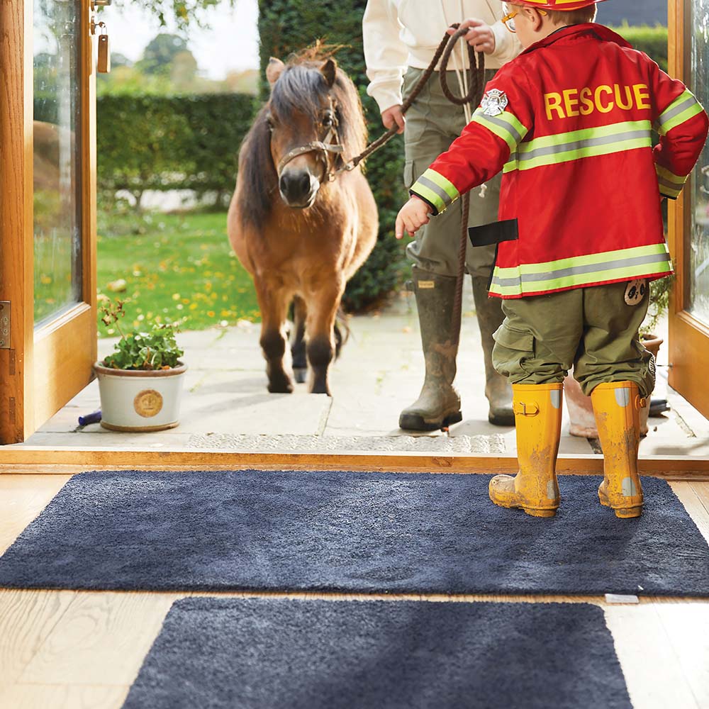 Hug Rug Sense French Navy Door Mat 5026134596061