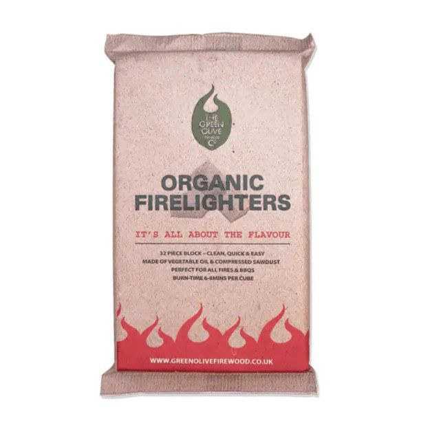 5060333210205 GO Organic Firelighters 32 Piece Pack