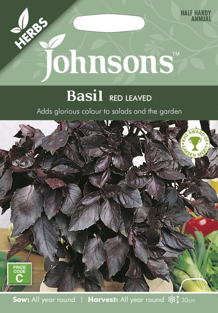 Johnsons Basil Red Leaved Seeds 5010931004966