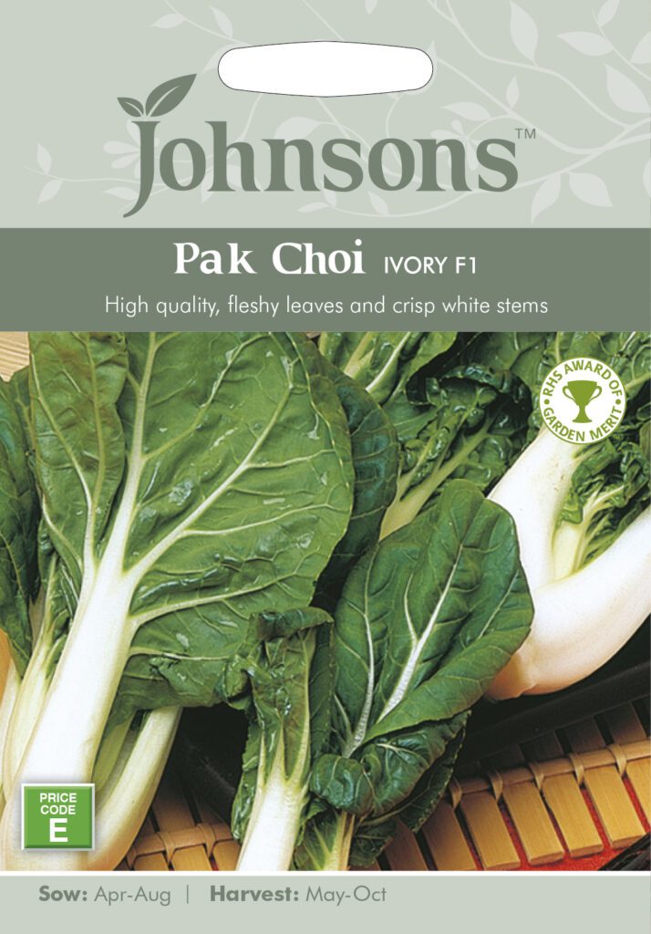 Johnsons Pak Choi Ivory F1 Seeds 5010931005253