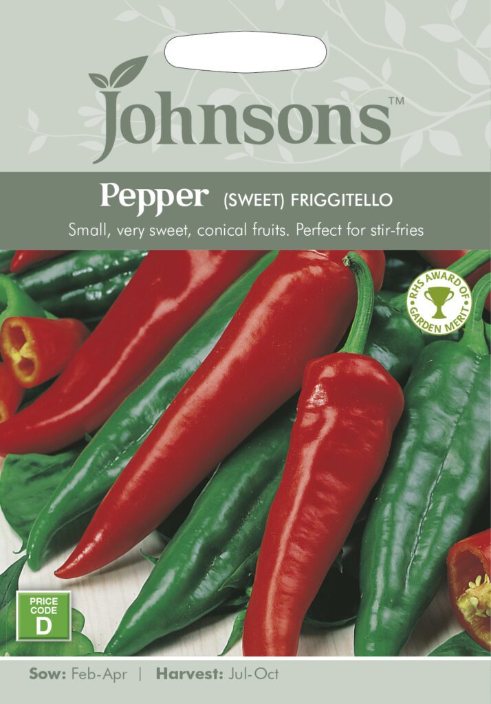 Johnsons Pepper Friggitello Seeds 5010931005352