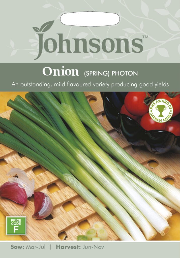 Johnsons Spring Onion Photon Seeds 5010931005376