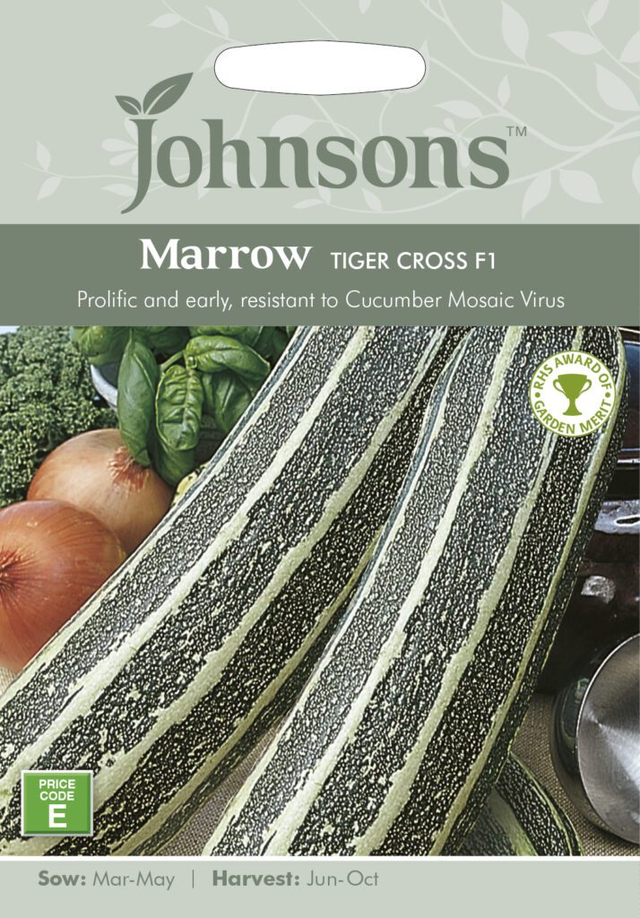 Johnsons Marrow Tiger Cross F1 Seeds 5010931007301