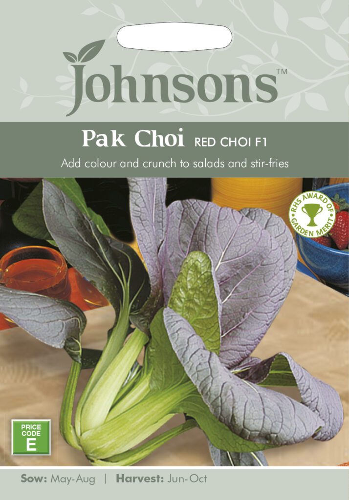 Johnsons Pak Choi Red Choi F1 Seeds 5010931008223