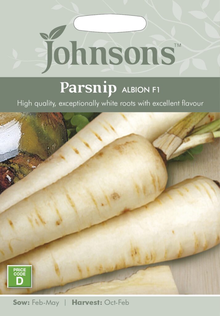 Johnsons Parsnip Albion F1 Seeds 5010931008230