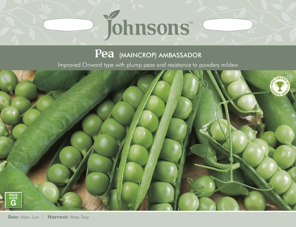 Johnsons Pea Ambassador Seeds 5010931009145