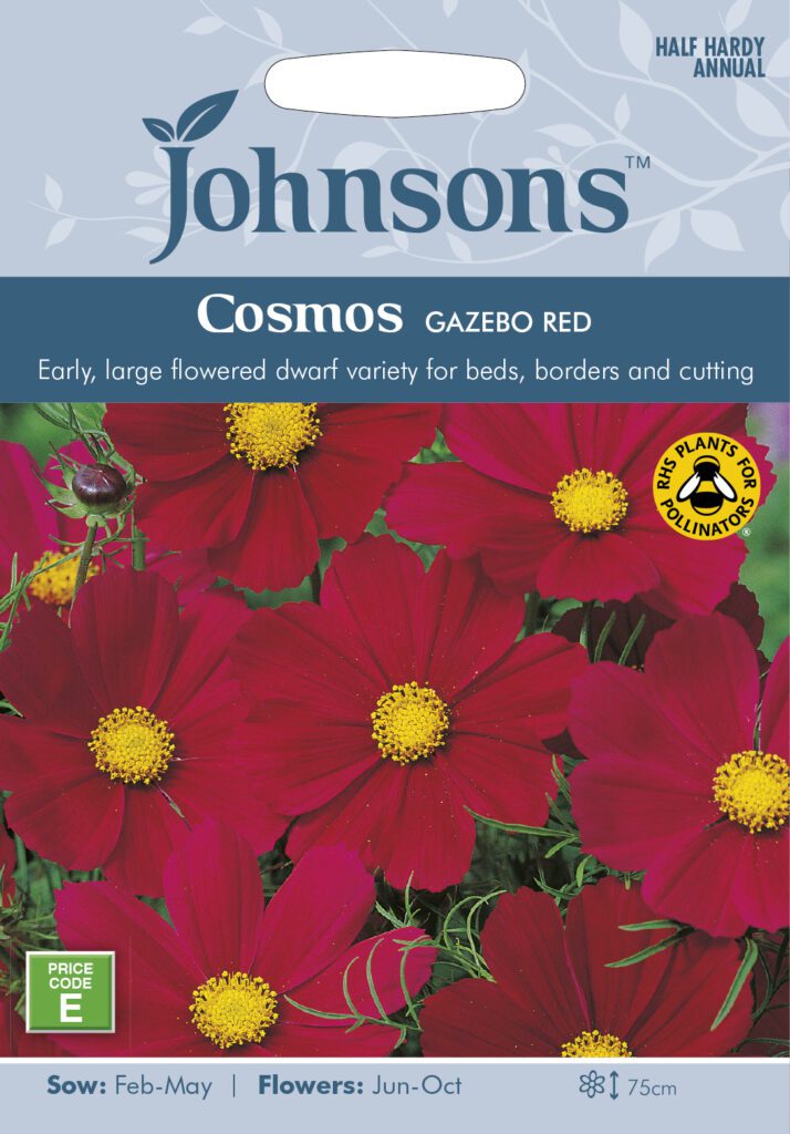 Johnsons Cosmos Gazebo Red Seeds 5010931100088