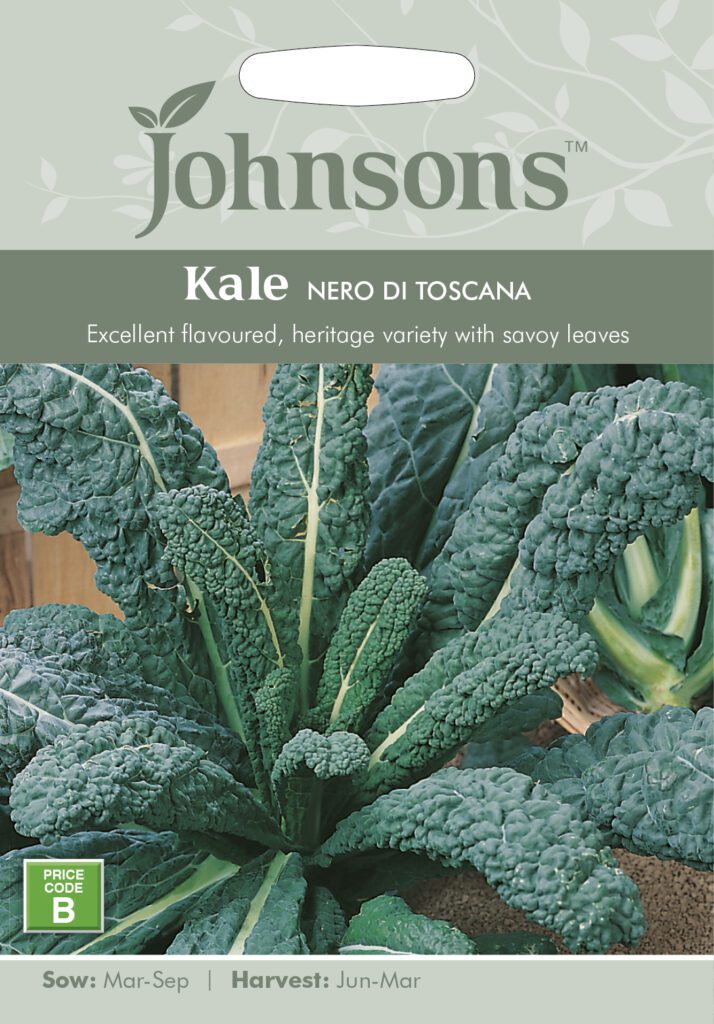 Johnsons Kale Nero Di Toscana Seeds 5010931100453