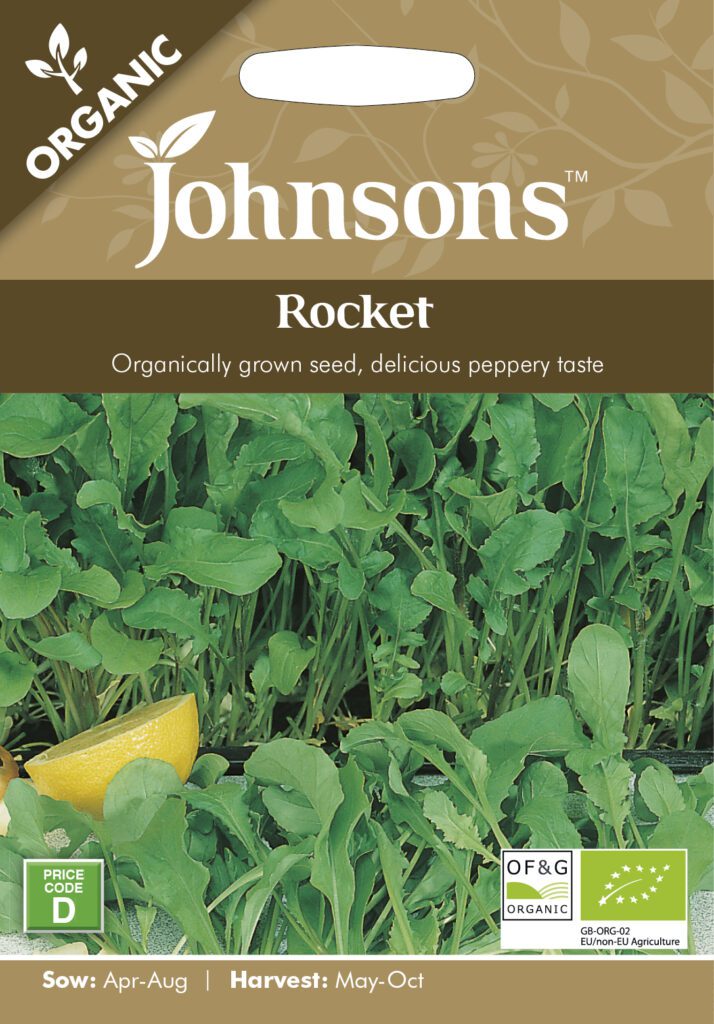 Johnsons Organic Rocket Rocket Seeds 5010931101177