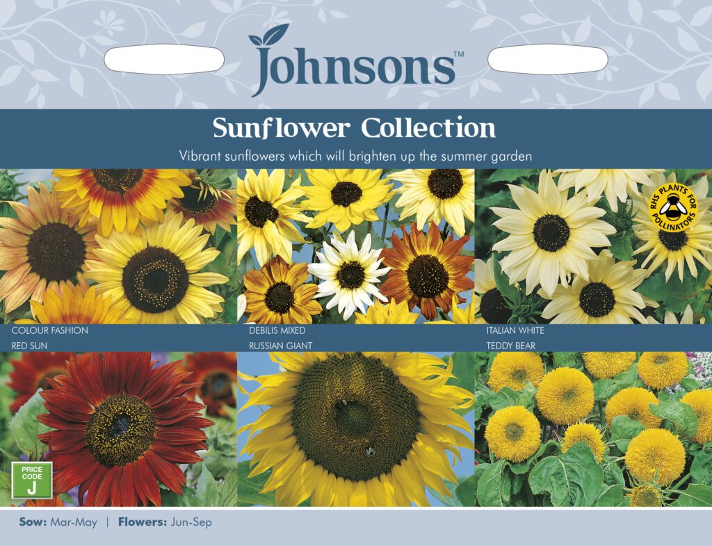 Johnsons Sunflower Collection Seeds 5010931101443