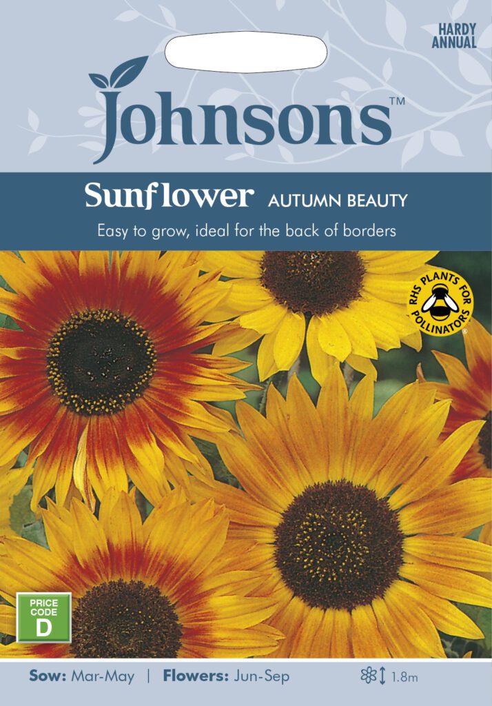 Johnsons Sunflower Autumn Beauty Seeds 5010931110469