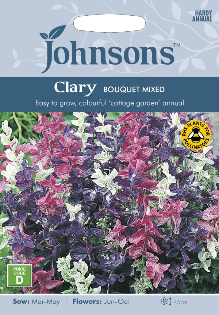 Johnsons Clary Bouquet Mixed Seeds 5010931111480