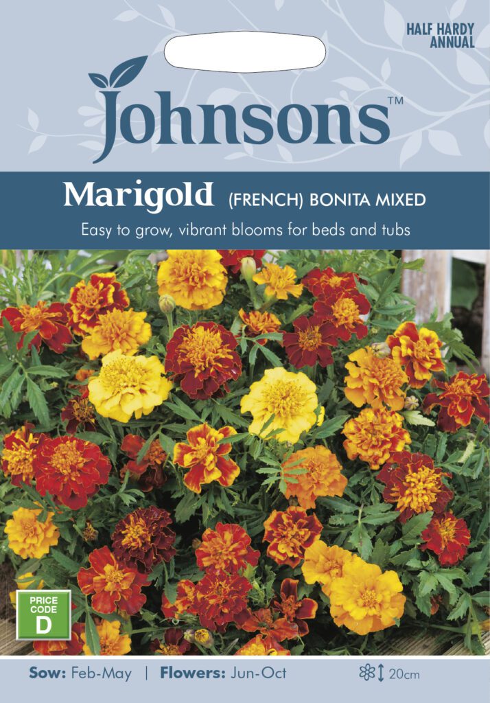 Johnsons Marigold Bonita Mixed Seeds 5010931112708