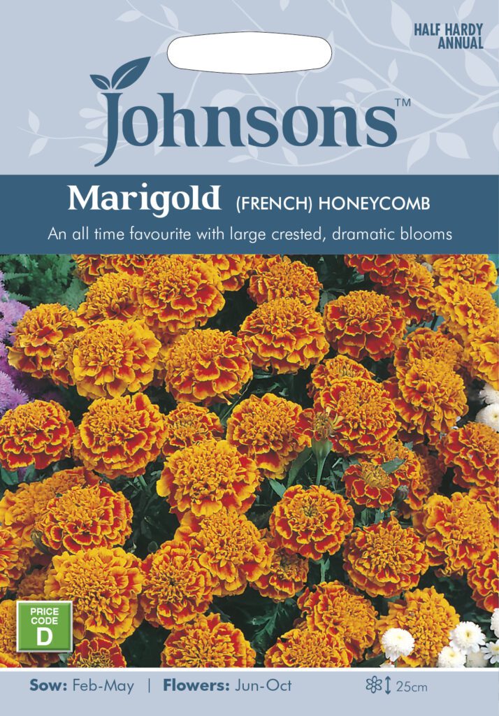 Johnsons Marigold Honeycomb Seeds 5010931112777