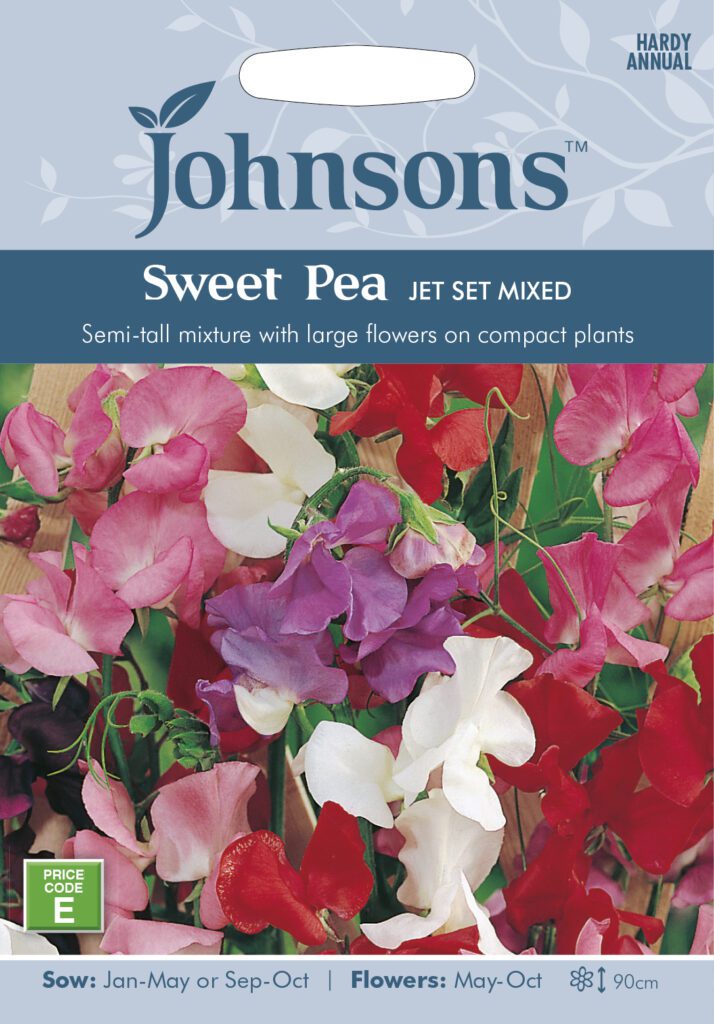 Johnsons Sweet Pea Jet Set Mixed Seeds 5010931114429