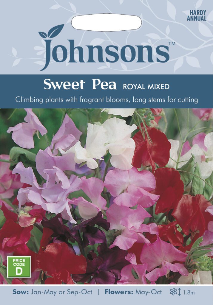 Johnsons Sweet Pea Royal Mixed Seeds 5010931114474