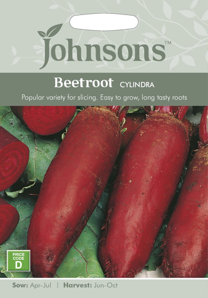 Johnsons Beetroot Cylindra Seeds 5010931140077