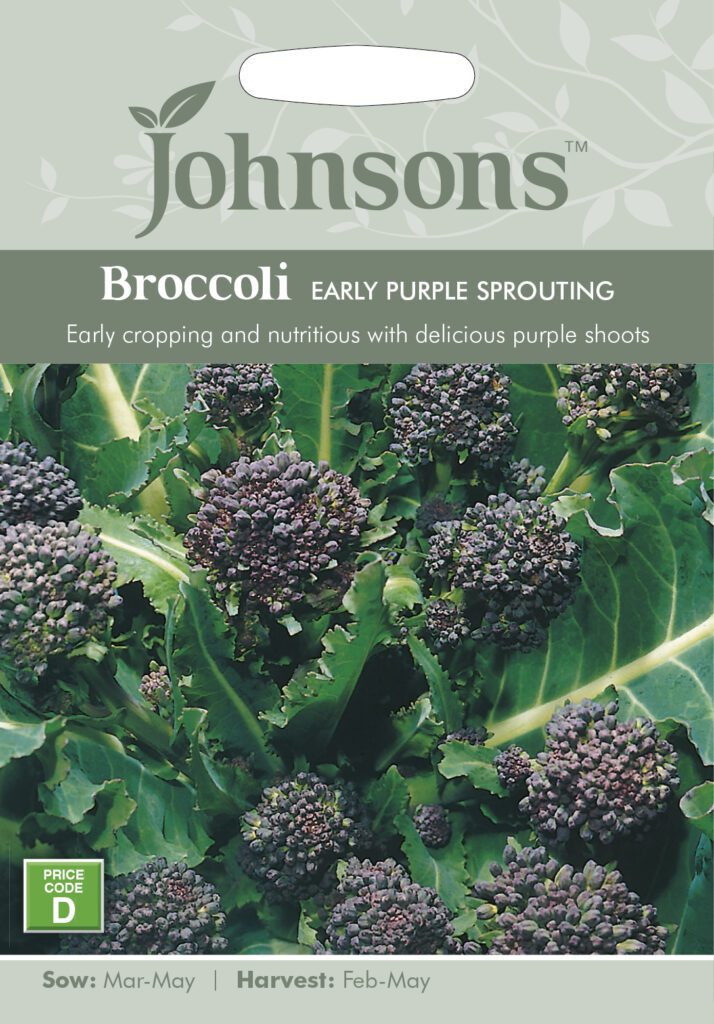 Johnsons Broccoli Early Purple Sprouting Seeds 5010931140190