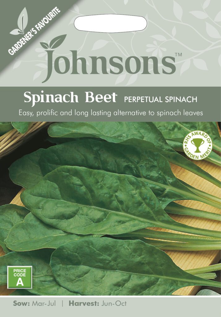 Johnsons Spinach Perpetual Spinach Seeds 5010931141494