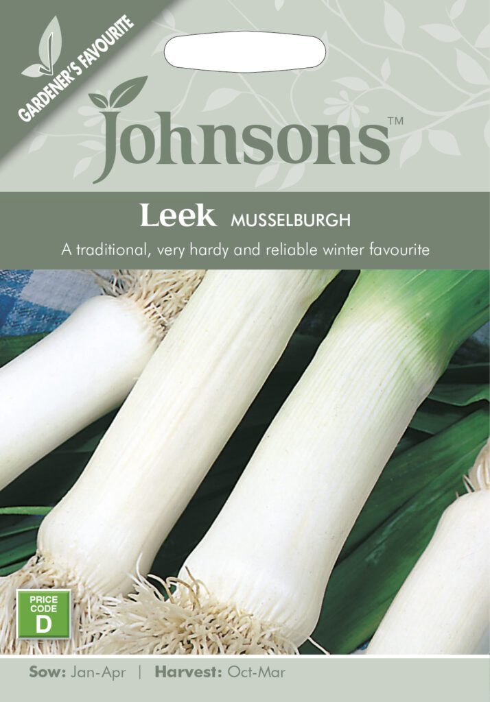 Johnsons Leek Musselburgh Seeds 5010931141647