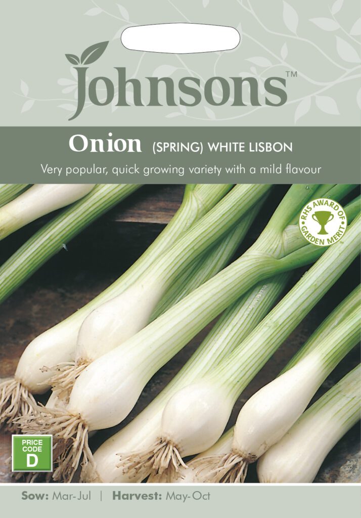 Johnsons Spring Onion White Lisbon Seeds 5010931142545