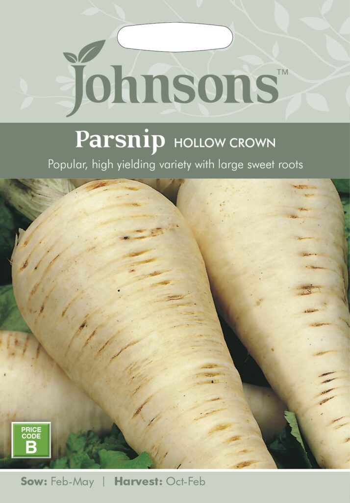 Johnsons Parsnip Hollow Crown Seeds 5010931142644