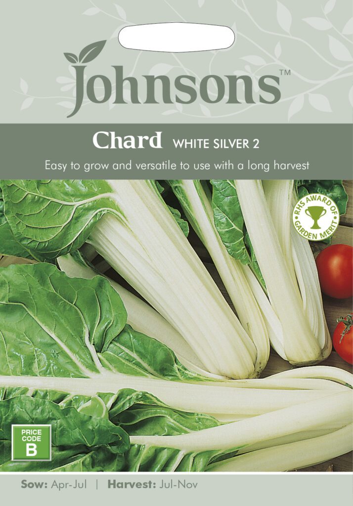 Johnsons Chard White Silver Seeds 5010931148202