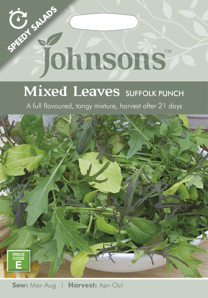 Johnsons Mixed Leaves Suffolk Punch Seeds 5010931170081