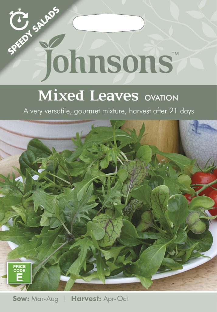 Johnsons Mixed Leaves Ovation Seeds 5010931170111