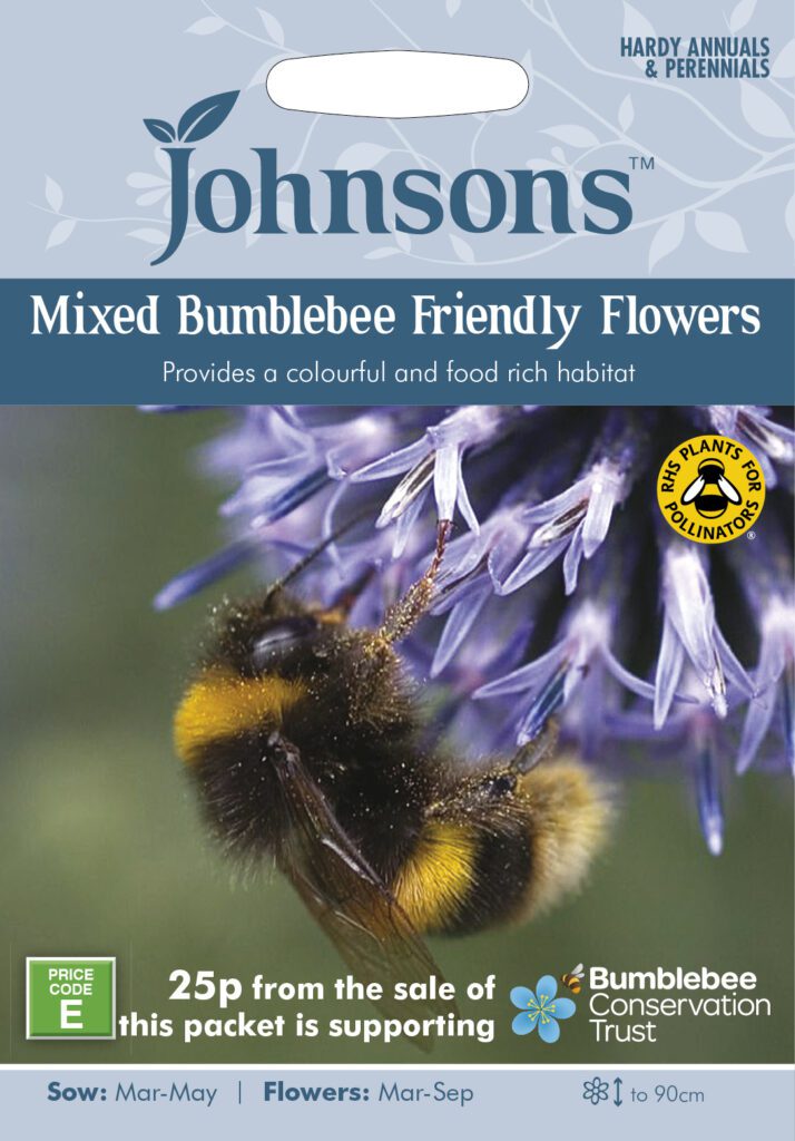 Johnsons Wildlife Mixed Bumblebee Friendly Flowers Seeds 5010931171682