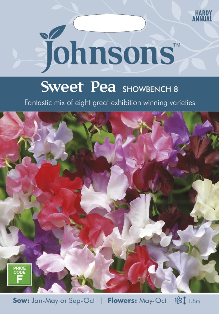 Johnsons Sweet Pea Showbench Seeds 5010931192724