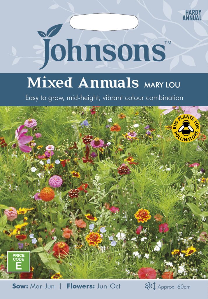 Johnsons Mixed Annuals Mary Lou Seeds 5010931192854