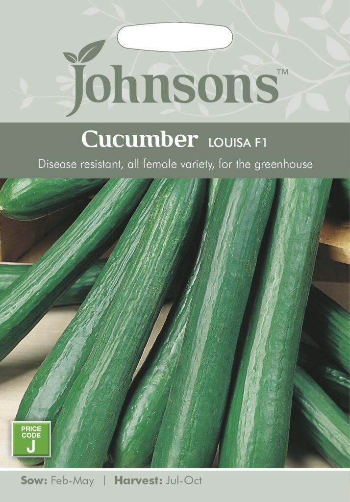 Johnsons Cucumber Louisa F1 Seeds 5010931192939