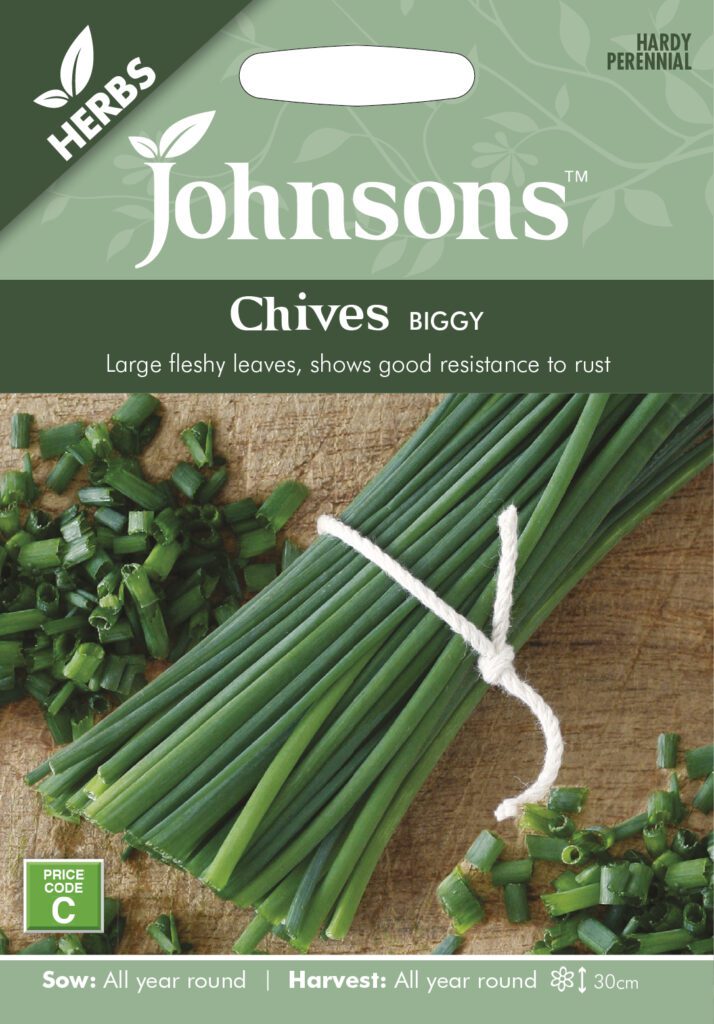 Johnsons Chives Biggy Seeds 5010931192960