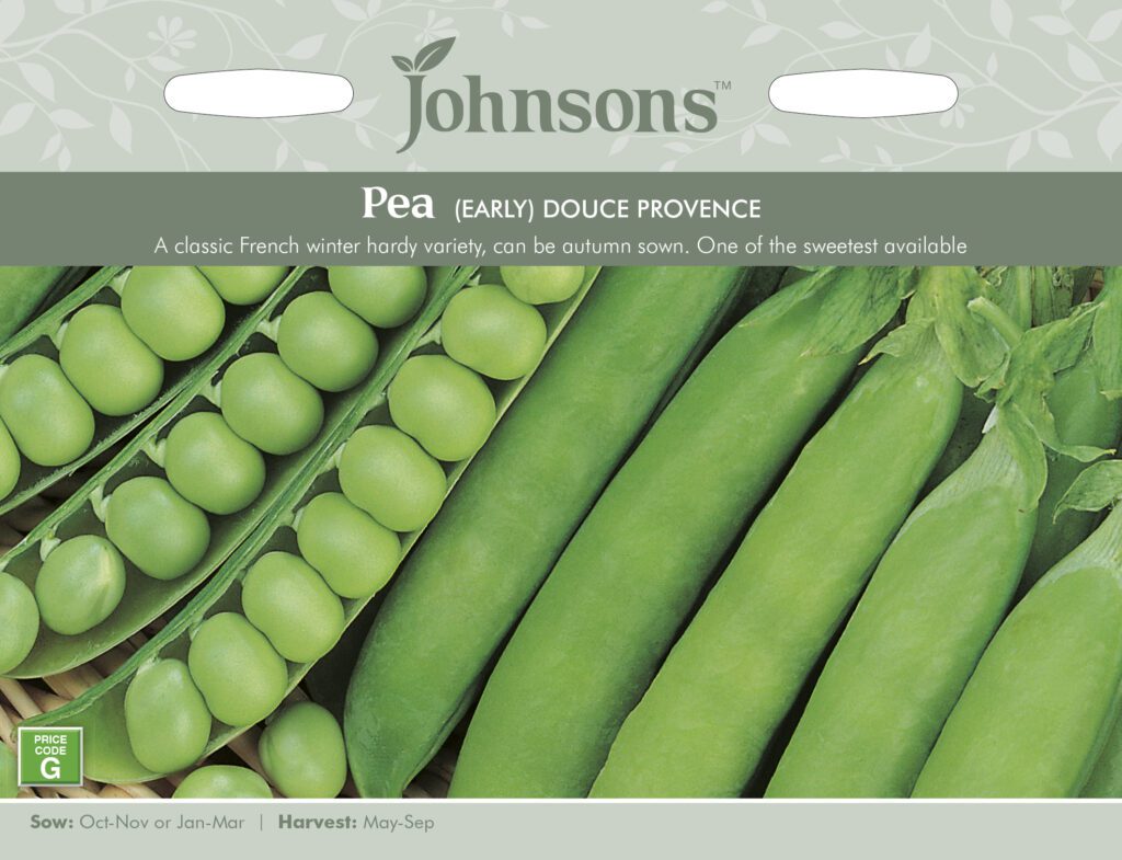 Johnsons Pea Douce Provence Seeds 5010931193066