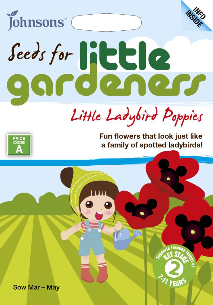 Little Gardeners Poppy Little Ladybird Seeds 5010931193424