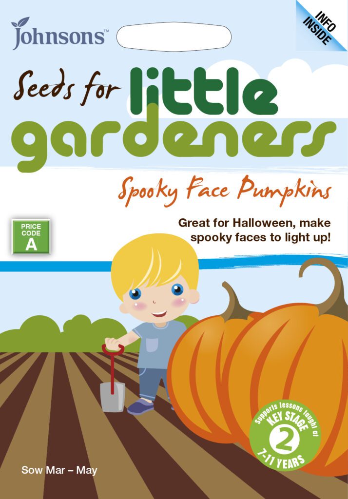 Little Gardeners Pumpkin Spooky Face Seeds 5010931193462