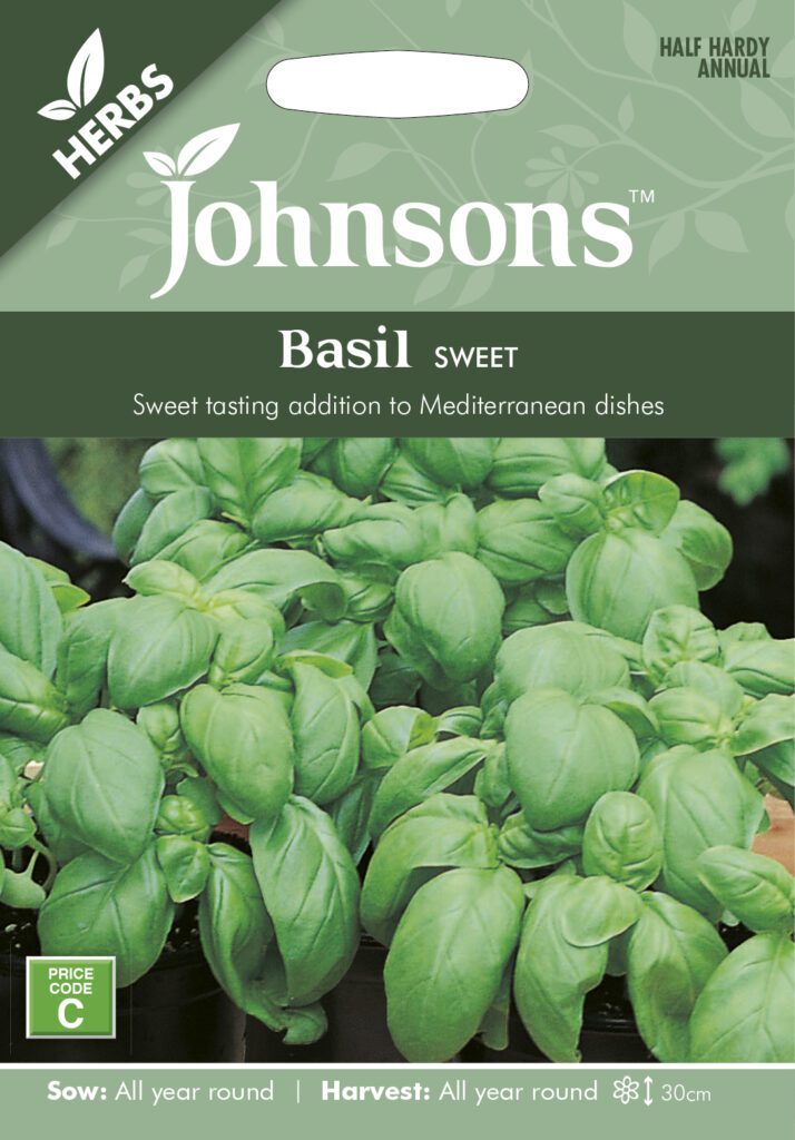 Johnsons Basil Sweet Seeds 5010931200467