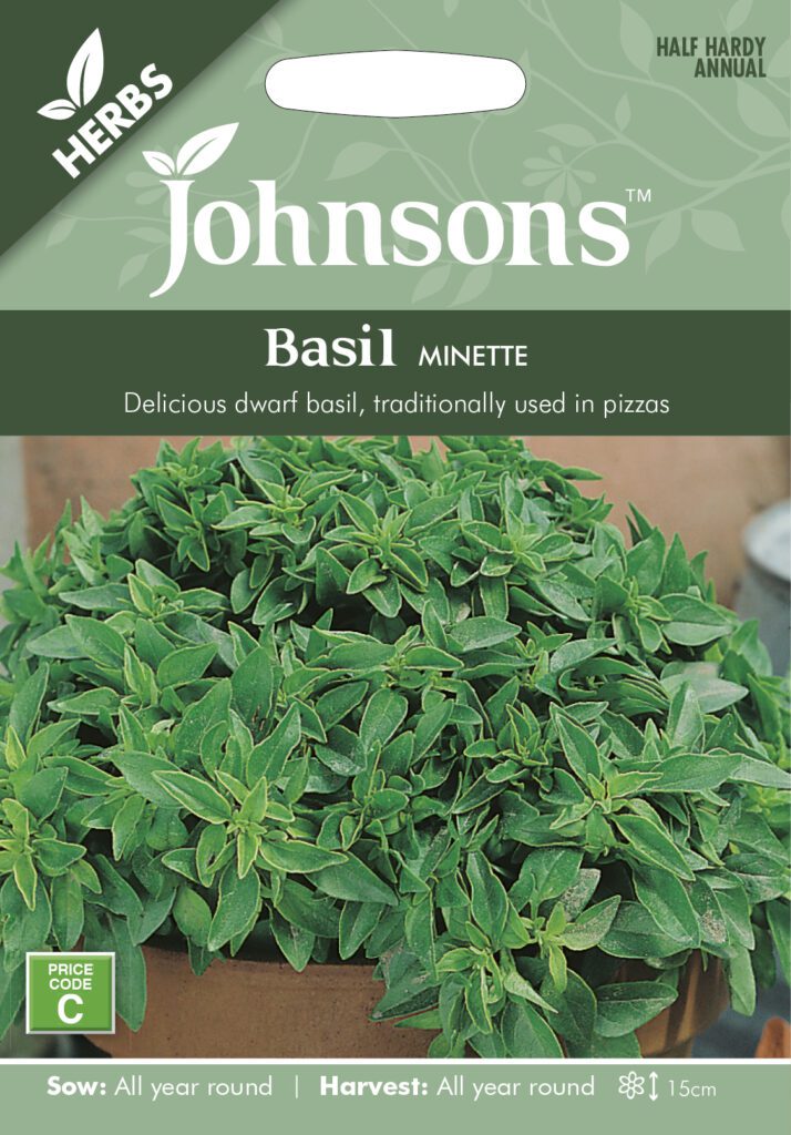 Johnsons Basil Minette Seeds 5010931203055