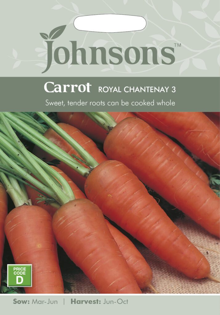 Johnsons Carrot Royal Chantenay Seeds 5010931203628