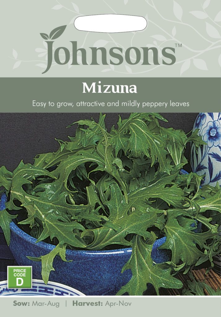 Johnsons Mizuna Seeds 5010931203673